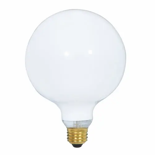 SATCO S3003 Decorative Dimmable Globe Incandescent Lamp 100 W E26 Medium 100G40/W