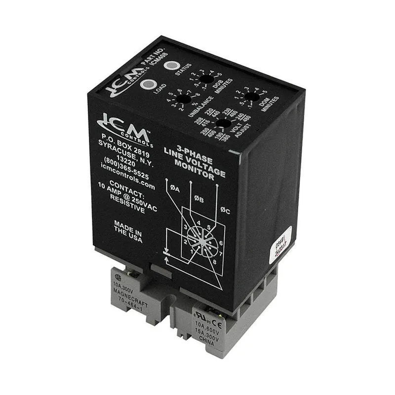 ICM Controls ICM408 Phase Monitor 190-480 VAC 3,8 Pin