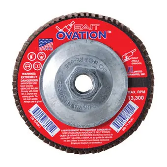 United Abrasives SAIT 78105 Ovation Flap Disc 36G (4-1/2 Inches) Replacement MPN 63078105