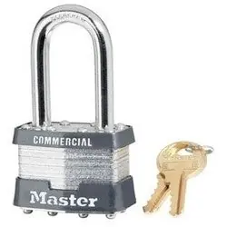 Master Lock 1LFKA2001 Tumbler Padlock Keyed Alike 1-3/4 Width 2001 Key