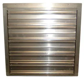 TPI CES36 Aluminum Exhaust Shutter For 36 Comm. Exhaust Fan
