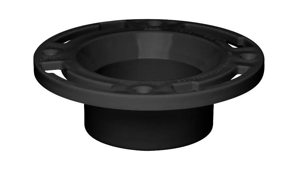 Oatey 43502 3 x 4 in. Plastic ABS Closet Flange without Test Cap