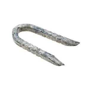 Hubbell Power Systems C2050460 Cut Point Staple Steel Wire 1-1/2 in. L Galvanized Finish 3/8 in. Inner Dia.