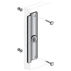 PRO-LOK ELP-310-AL Door Latch Protector 12 Length x 2-5/8 Width Replacement MPN