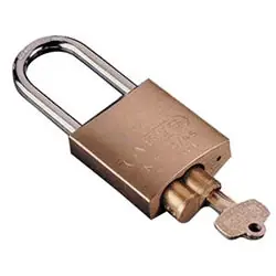 ABUS 83/45 S2 W/O CYLINDER 83350 Security Padlock, 1-3/4 Width, Brass, Without Cylinder