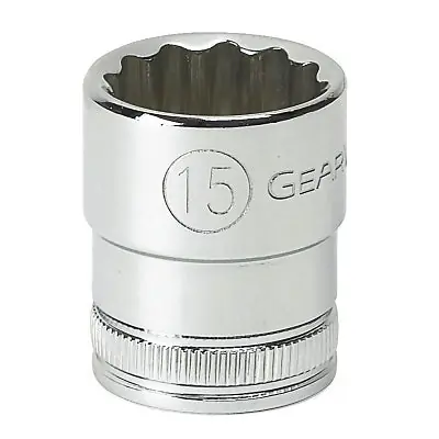 Gearwrench 80484 3/8 Drive Standard Hand Socket 12 Points 0.984 OAL Alloy Steel