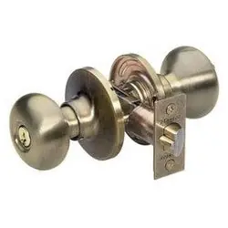 Master Lock BC0105KA4 Door Lock, Keyed Alike, Biscuit Knob, Adjustable Backset, BC0105KA4