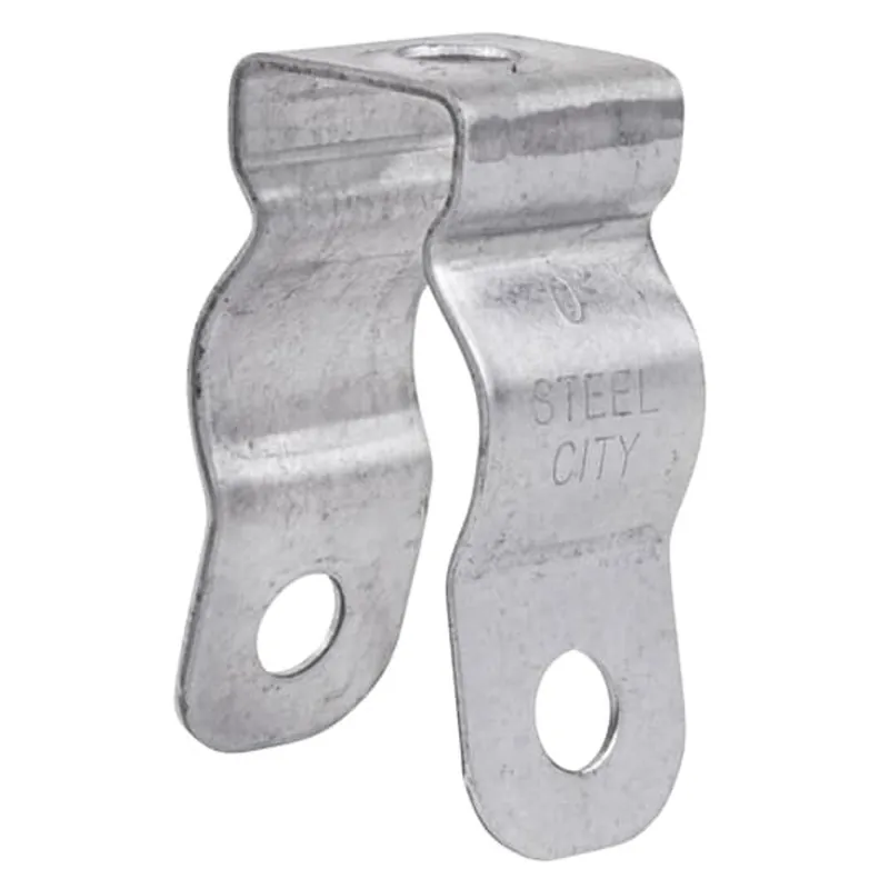 Steel City 6H5-BSS Hanger, Conduit and Pipe, EMT Size 2 Inches, Rigid Conduit or Pipe 2 Inches, Stainless Steel with Bolt