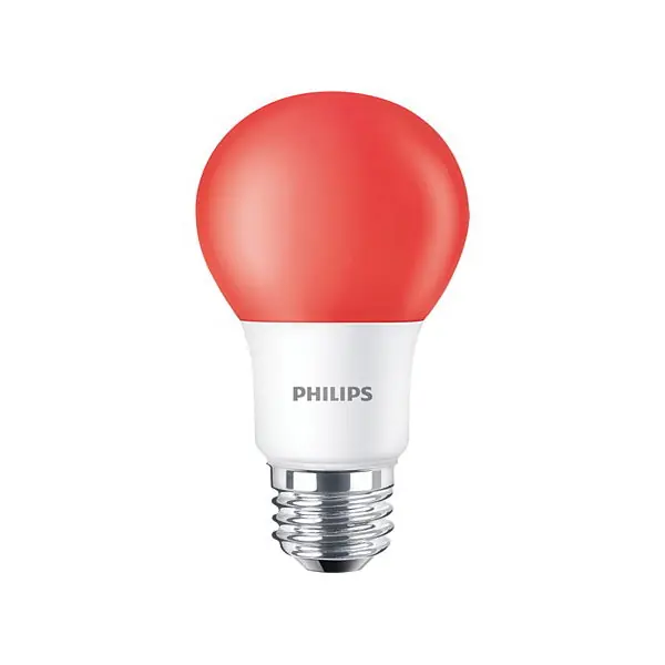 Signify 383372 463216 Philips 60W Equivalent Red LED Light Bulb
