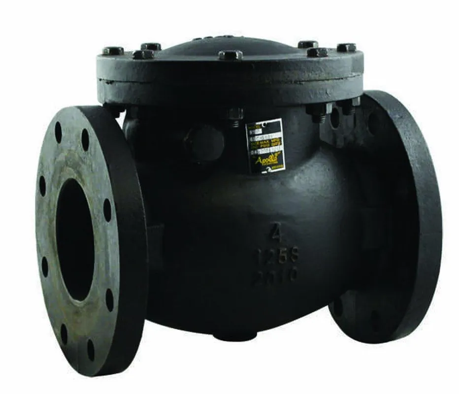 Apollo Valves 6WC109N1LF 910WB-LF 2-1/2 in. Epoxy Coated Cast Iron Flanged Check Valve A6WC109N1LF