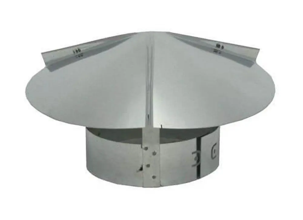 FAMCO CT8 8 in. 28 ga Galvanized Round Cone Top Chimney Cap