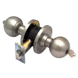 Cal-Royal BA00US32D Cylinder Lockset Standard Duty Barrington Knob 6-Pin C Keyway 2-3/4 Backset