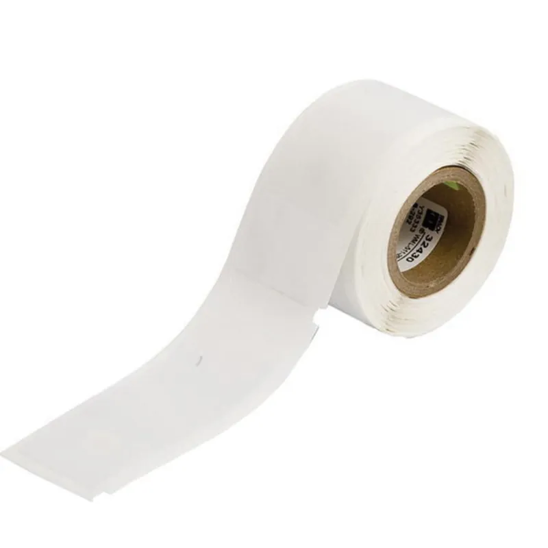 BRADY WML-711-292 Rectangle Printable Label, 1 x 4 x 0.004, White/Translucent, 100/Roll
