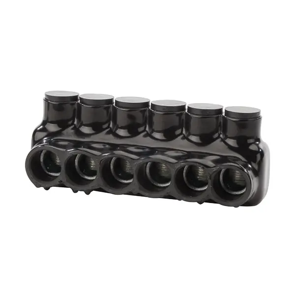 NSI IPLD250-6 IPLD Double Sided Entry Insulated Multi-Tap Connector 600 Volt 6 AWG to 250 kcmil Aluminum/Copper Conductor
