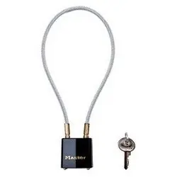 Master Lock 99DSPT Cable Gun Lock Keyed Different 14 Chain Length