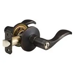 Master Lock WL0312PBOX Door Lock Keyed Different Wave Lever 6-Way Adjustable Backset