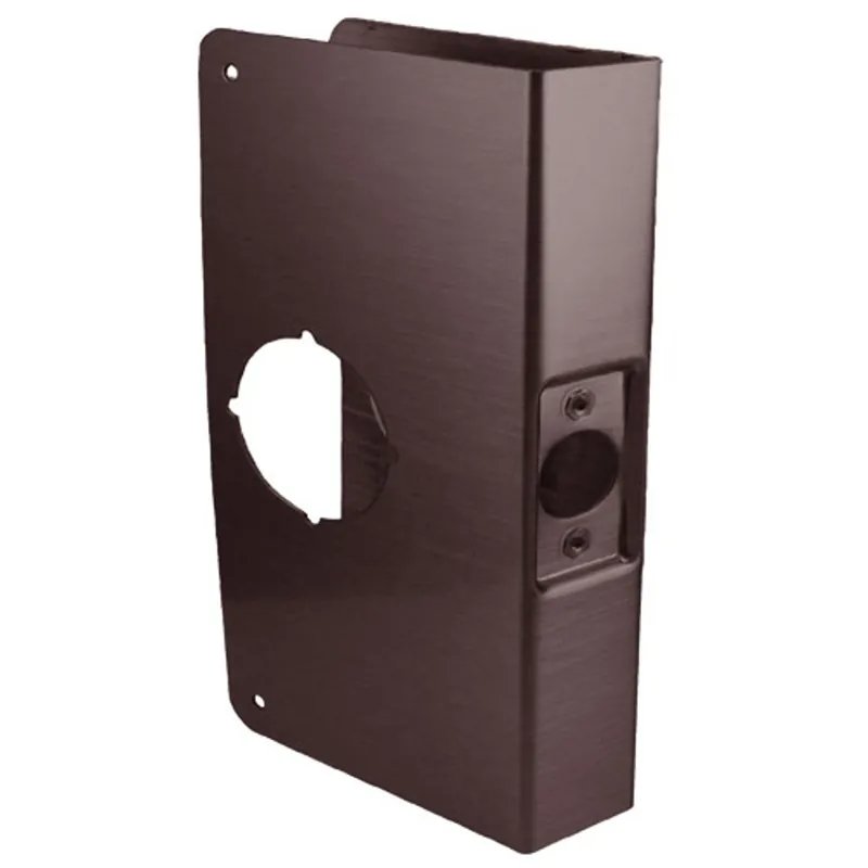 DON-JO MFG INC 4-10B-CW Door Lock Wrap Around Plate 4-1/4 x 9 2-3/4 Backset
