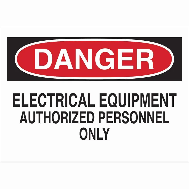 Brady 84068 Electrical Hazard Sign 7 in x 10 in