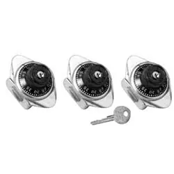 MASTER LOCK COMPANY 1630F205 Combination Padlock, Numeric, 1-7/8 Width, For Lift Handle Padlocker, on F205 Key