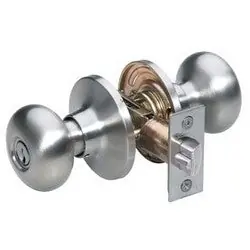 Master Lock BCO0115 Door Lock, Keyed Different, Biscuit Knob, Satin Nickel, For Entry