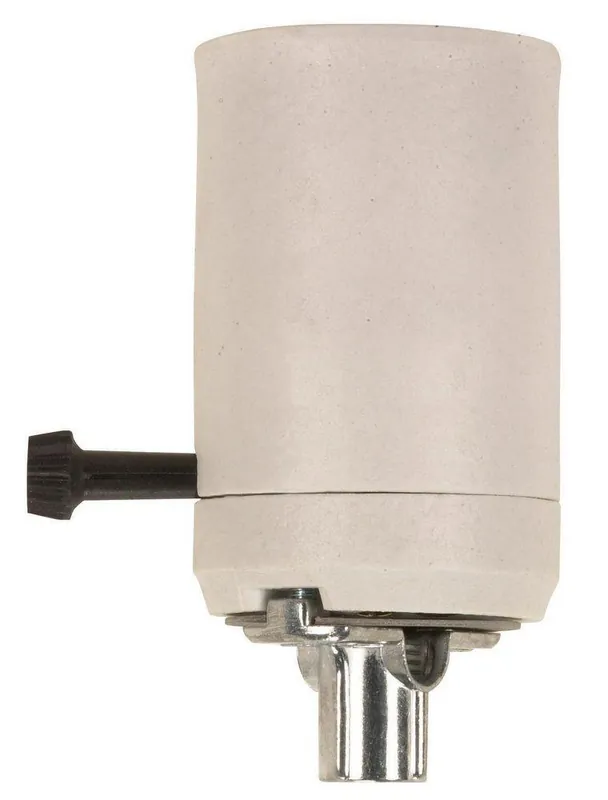 SATCO 90-428 3-Way Turn Knob Socket with Hickey 750W 250V