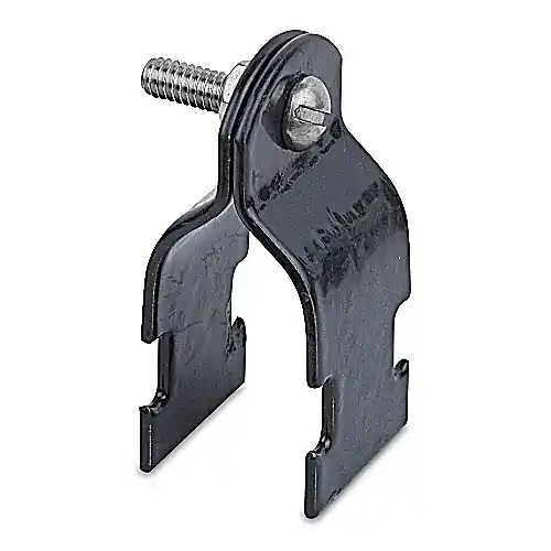 ABB SS3/4-G Ocal PVC-Coated Pipe Strap for Strut - Gray