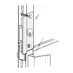 DON-JO MFG INC LP-307-SL Latch Protector 2-5/8 Width x 7 Height