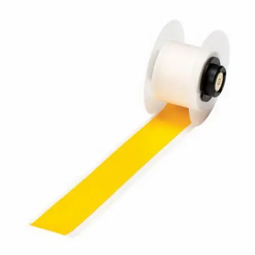 Brady 142273 HandiMark Vinyl Tape, 1 in Width, Yellow, Vinyl Film