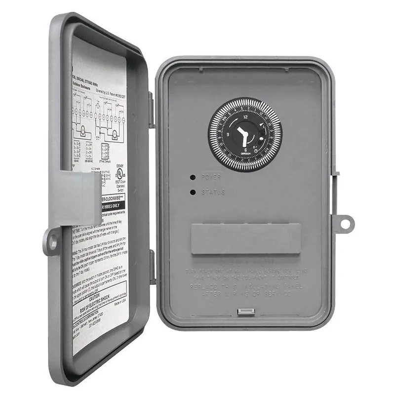 Intermatic WHAVQ4 24 Hour 120-240V Water Heater Timer with Battery Backup and Auto-voltage
