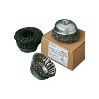 United Abrasives SAIT 3409 Knot Wire Cup Brush 6 x 5/8-11