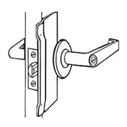 DON-JO MFG INC SLP-206-DU Latch Protector Short 2-5/8 Width x 6 Height 12 Gauge Steel
