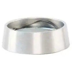KEEDEX INC K-24-26D Cylinder Guard Ring, Free Spinning, Satin Chrome