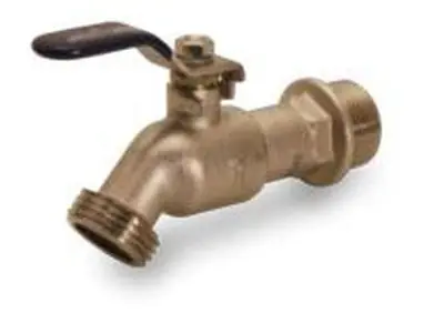 Everflow 34BDCL-NL RAVEN R1309-NL 3/4 Male NPT x Hose Bib 1/4 Turn Boiler Drain - Lever Handle Chrome