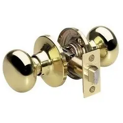 Master Lock BC0403BOX Door Lock, Keyed Different, Biscuit Knob, Adjustable Backset