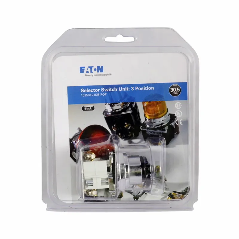 Eaton 10250T21KB-POP Eaton Heavy-duty Assembled Selector Switch 30.5 mm 60 throw