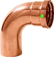 Viega 20648 ProPress Copper XL-C Elbow, 90 Degrees, FTG x C, 4