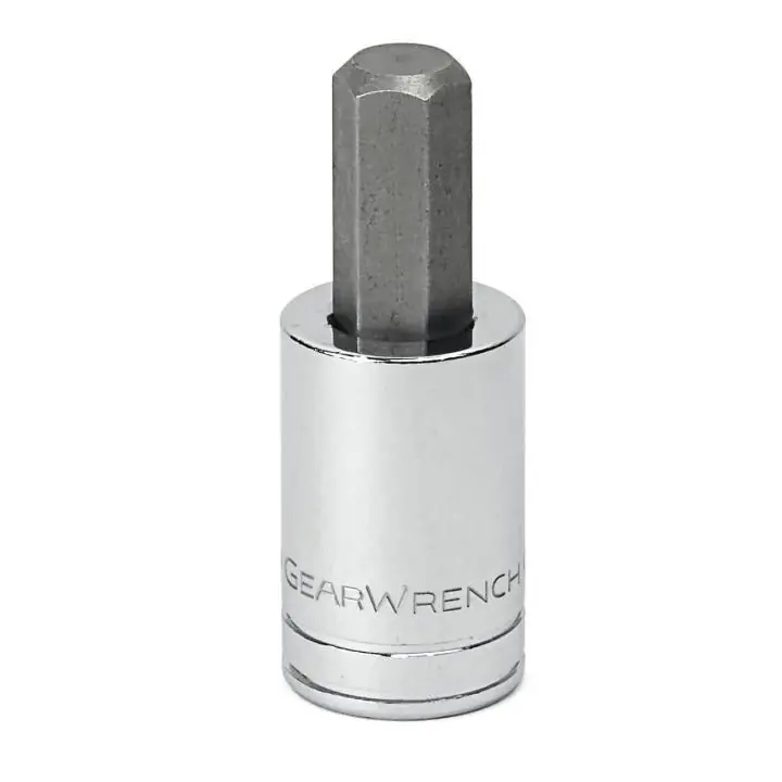 Gearwrench 80658 1/2 Drive, 6mm Hand Hex Bit Socket 2-1/2 OAL