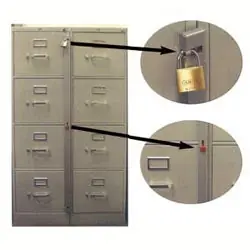 ABUS SECURITY LOCKS MLK-5 07050 5 DRAWER 56,REVERSIBLE LH OR
