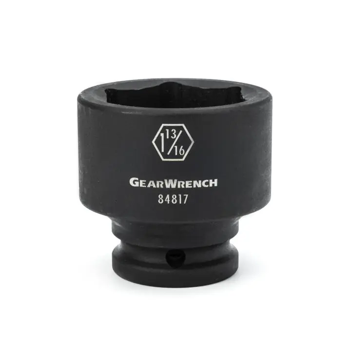 Gearwrench 84805 3/4 Drive 1-1/16 Standard Impact Socket 6 Points