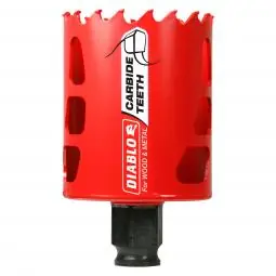 FREUD AMERICA DHS2125CT 2-1/8 in. Carbide-Tipped Wood & Metal Holesaw
