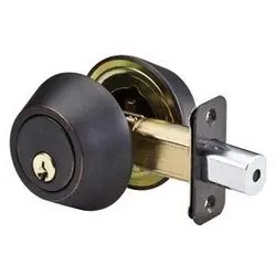Master Lock DS0712PKA4S Door Deadbolt, SC1 Double Cylinder, 4-Way Adjustable Backset, Keyed Alike