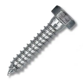 ITP 62D900LSHZ 5/8-5 x 9 Gimlet Hex Zinc-Plated Lag Screw 75/CT