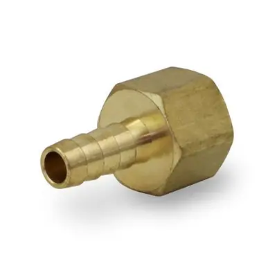 Everflow B26-1214 1/2 Hose Barb X 1/4 Fpt Adapter Brass Hose Barb Fitting