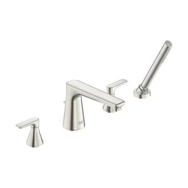 American Standard T061901.295 Aspirations 4-Hole Two-Handle Deck Mount Roman Tub Filler Faucet Trim