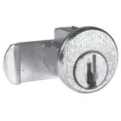 NATIONAL CABINET LOCK C8718 Mailbox Door Lock, Pin Tumbler, Cam Turn, 90 Degree Counter Clockwise, Left Locked, 7/8 Length Cam, For Cutler Mail Chute