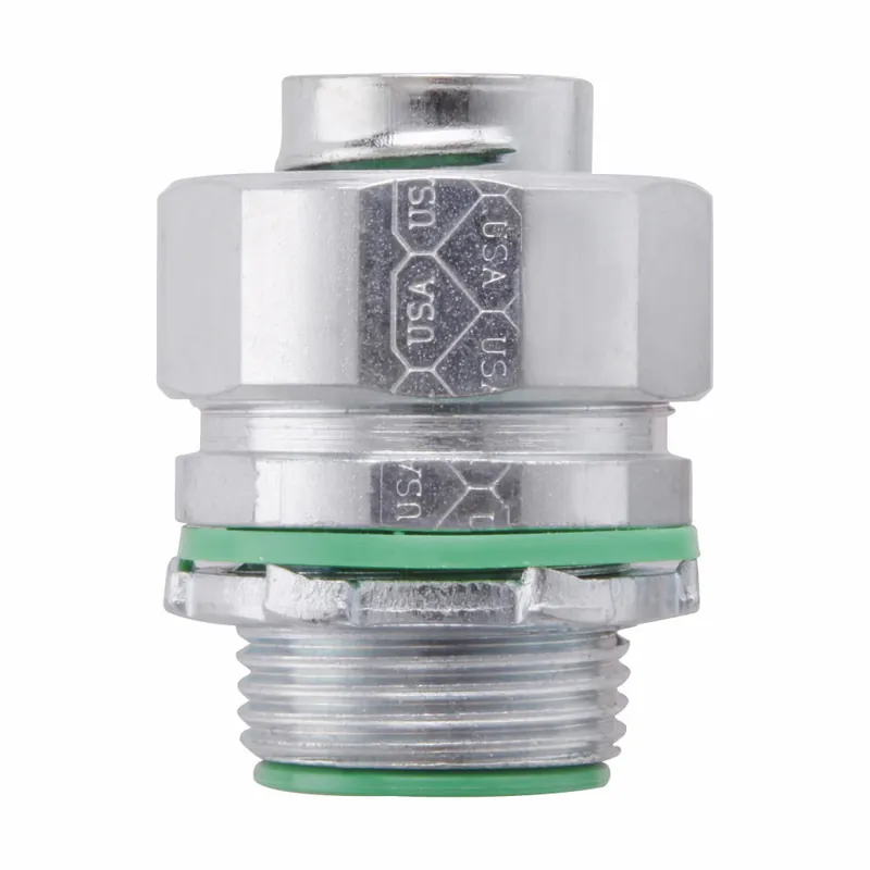 Eaton LTBK75 Eaton Crouse-Hinds Series LTK Liquidtight Connector FMC Straight Insulated Steel Low Profile 3/4 100-Pack