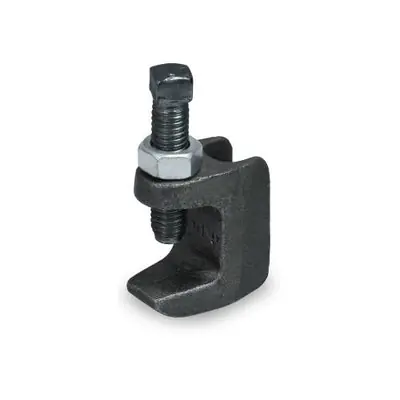 Everflow CLBW-B38 3/8 Beam Clamp Wide Mouth Black