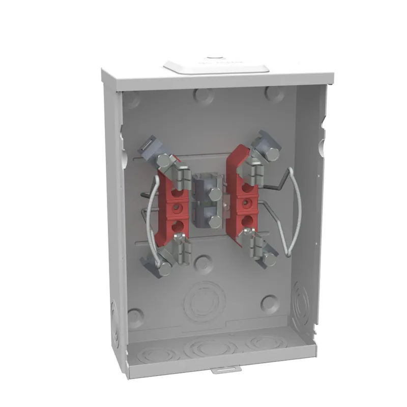 Milbank U8435-XL-TG-HSP 4 Term, Ringless, Small Closing Plate, Triplex Ground, Stainless Steel, Hasp, Extension Hex