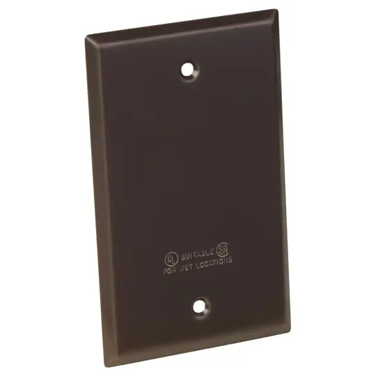 Red Dot S340BRE-R Blank Cover 4.70 L x 2.95 W in.