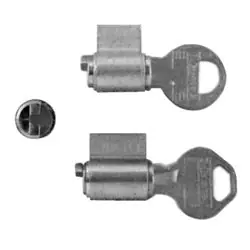 MASTER LOCK COMPANY 295W17KZ Padlock Cylinder, Zero Bitted, 5-Pin W1, K17 Keyway